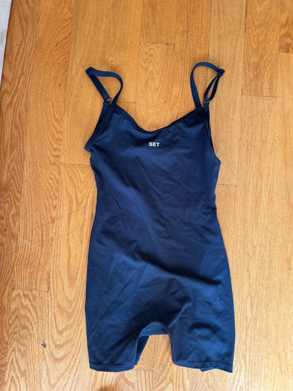 SET Navy workout romper - Picture 1 of 2